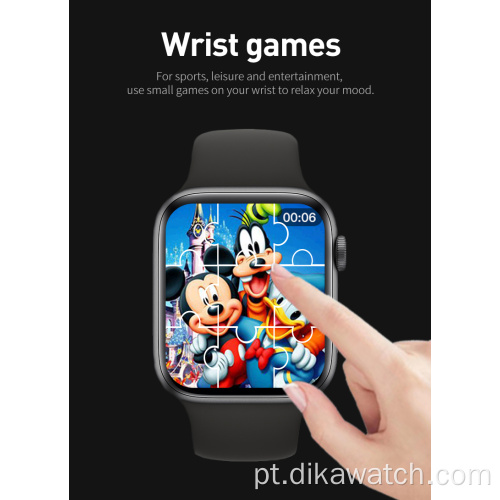 U68 PLUS Full touch Smartwatch BT-call papel de parede personalizado